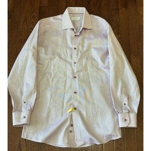 Eton Slim 16 41 Purple Long Sleeve Button Down